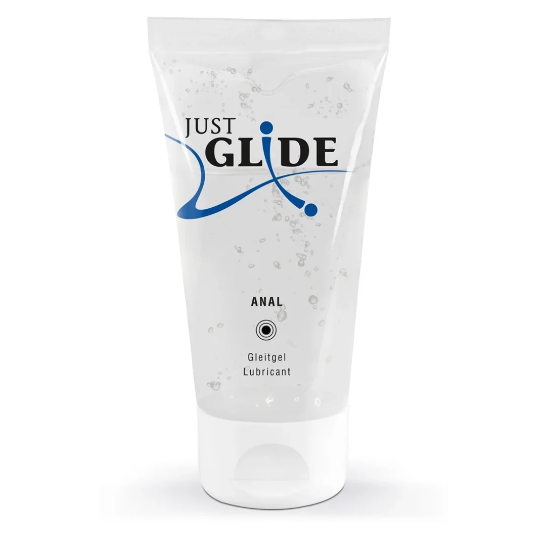 Just Glide Anal żel nawilżający na bazie wody 50 ml, formuła wegańska