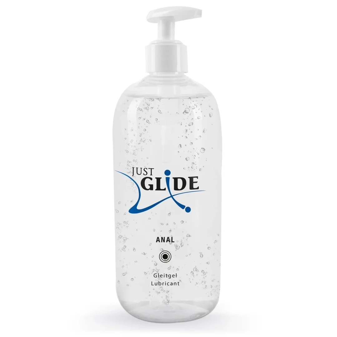 Just Glide Anal żel nawilżający na bazie wody 500ml, formuła wegańska