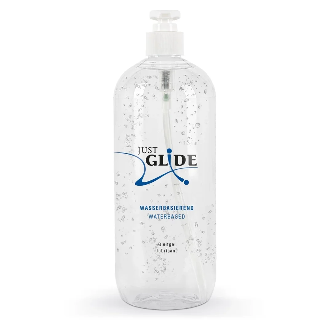 Just Glide Lubrykant na bazie wody 1000 ml wegański, do skory wrażliwej