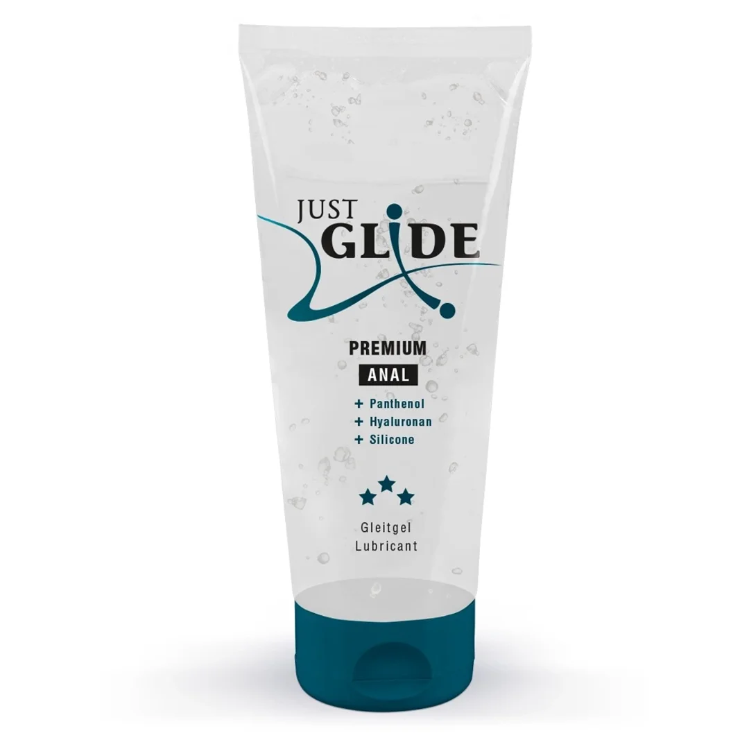 Just Glide Premium Anal żel nawilżający 200 ml z hialuronem i pantenolem