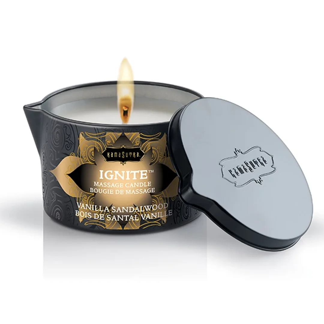 Kama Sutra Ignite Świeca do masażu Vanilla Sandalwood 170g