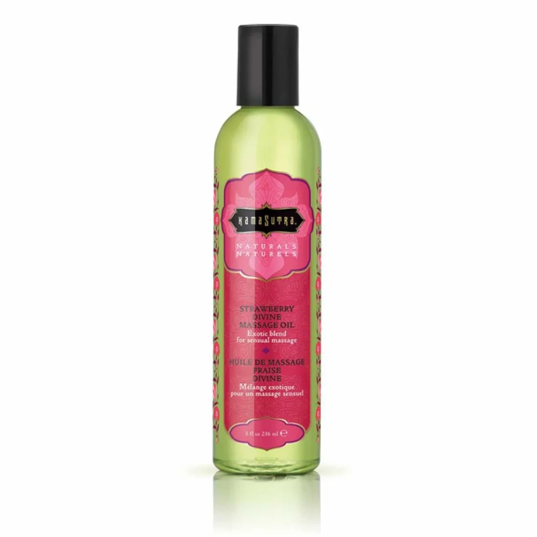 Kama Sutra Naturals Olejek do masażu Truskawka 236 ml pielęgnujący