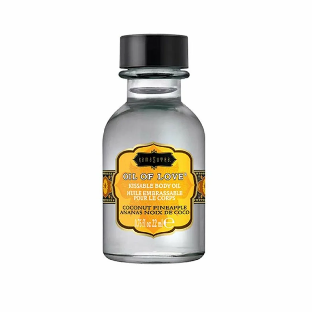 Kama Sutra Oil of Love Coconut Pineapple 22ml - olejek rozgrzewający o zapachu kokosa i ananasa