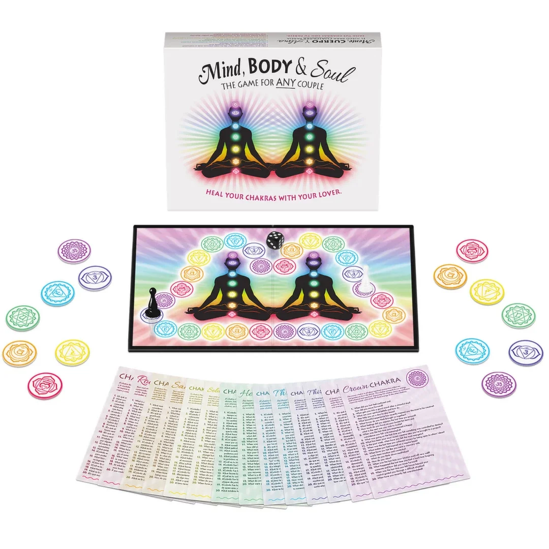 Kheper Games Mind Body & Soul gra planszowa dla par, 240 pytań czakr