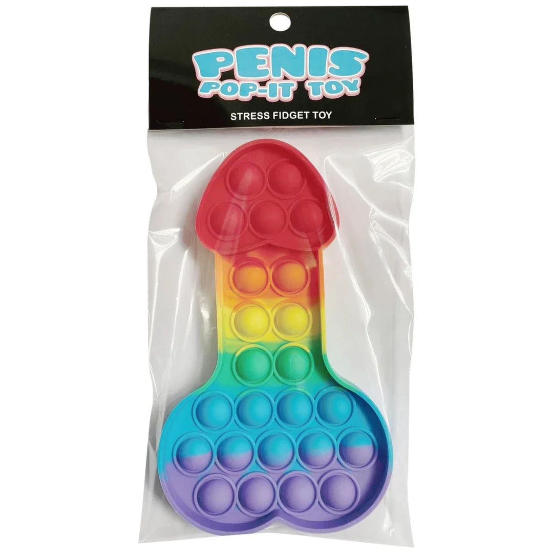 Kheper Games Pop-It Rainbow - Antystresowa zabawka fidget, tęczowa