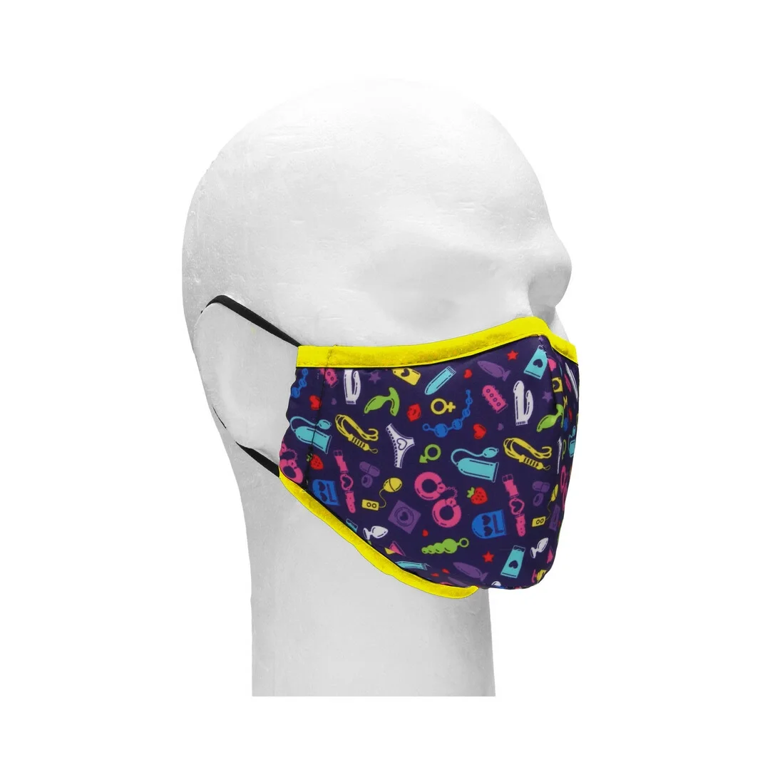 KINKY COLLECTION Mask Fashion Classic Czarna z Regulacją Filtrem
