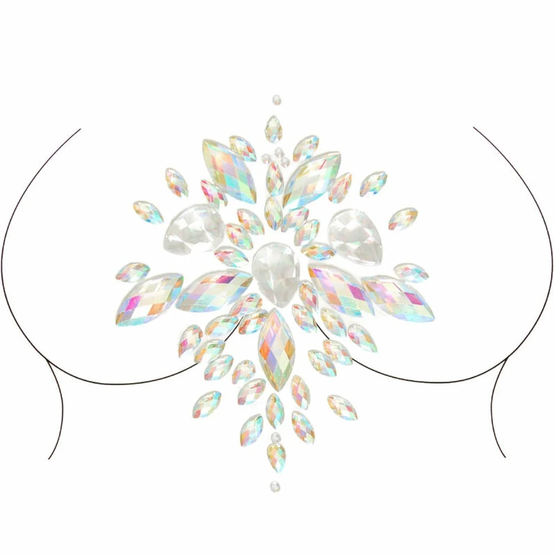 Leg Avenue Celestial Body Jewels - Opalizujące Naklejki na Ciało