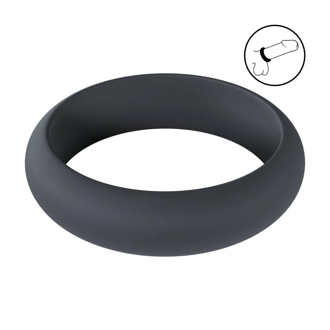 LEVELZ Pierścień Silikonowy Anatomiczny S 30mm Czarny