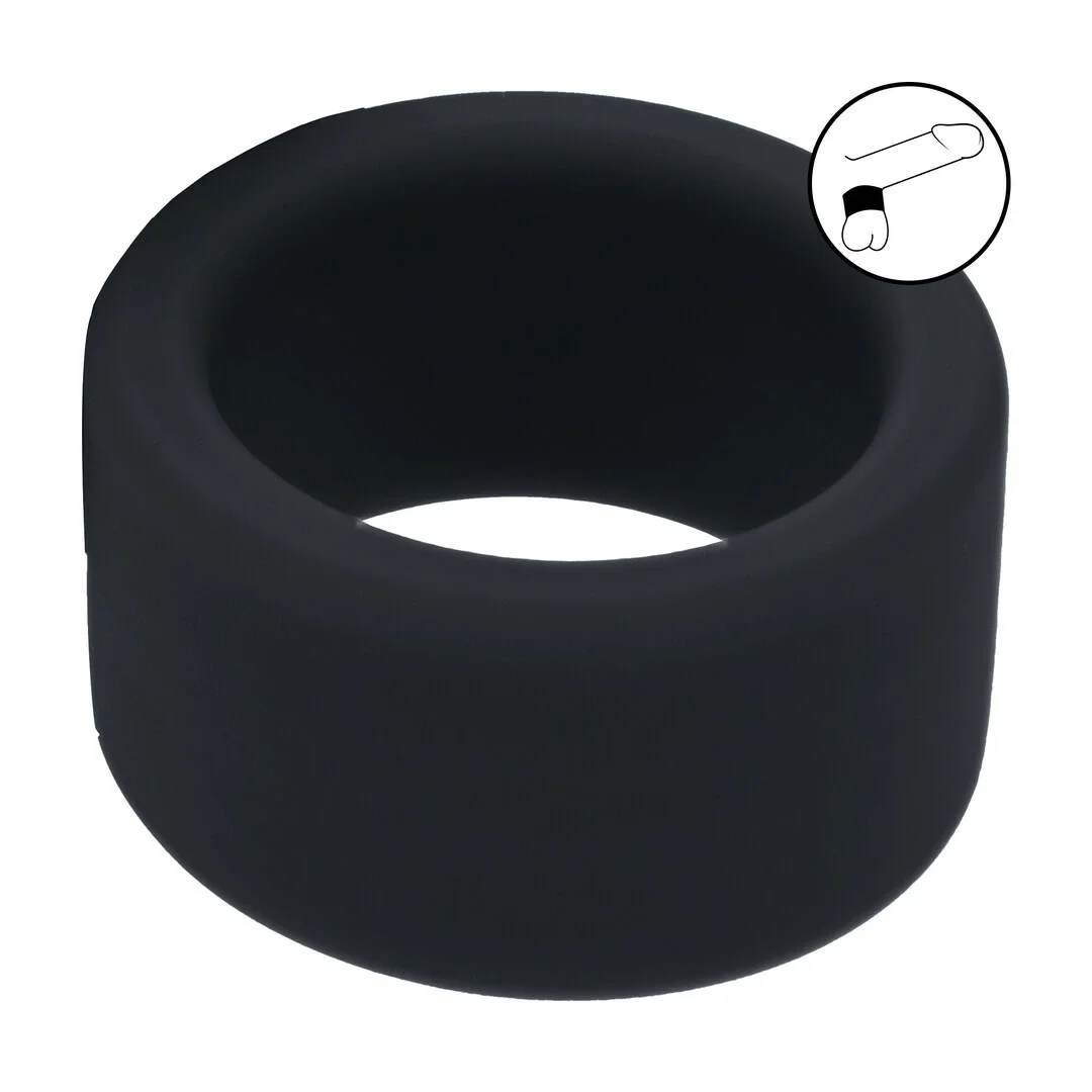 LEVELZ Silikonowy Pasek Anatomiczny M 34mm Czarny - Wytrzymały i Elastyczny