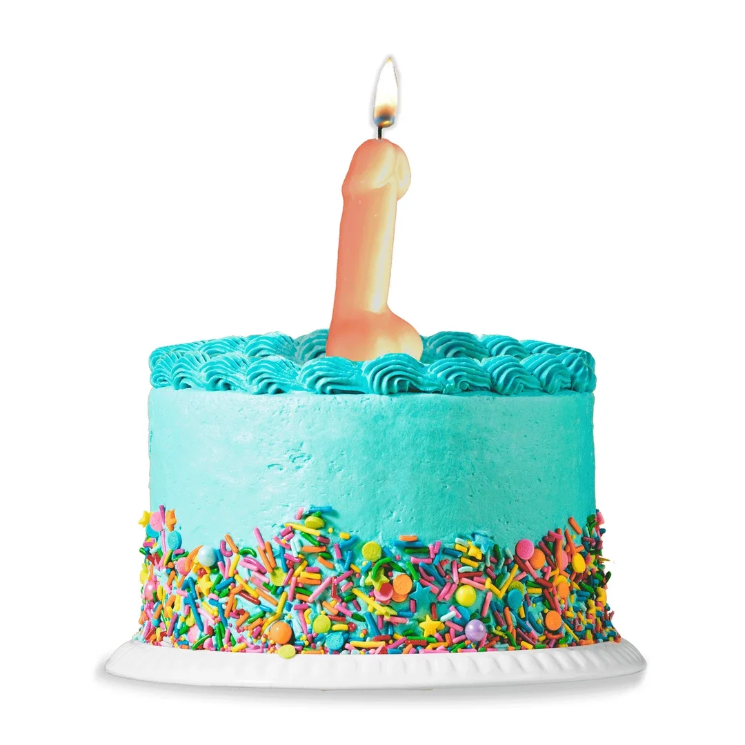Little Genie Big Party Candle rożowa świeczka dekoracyjna 4 szt.