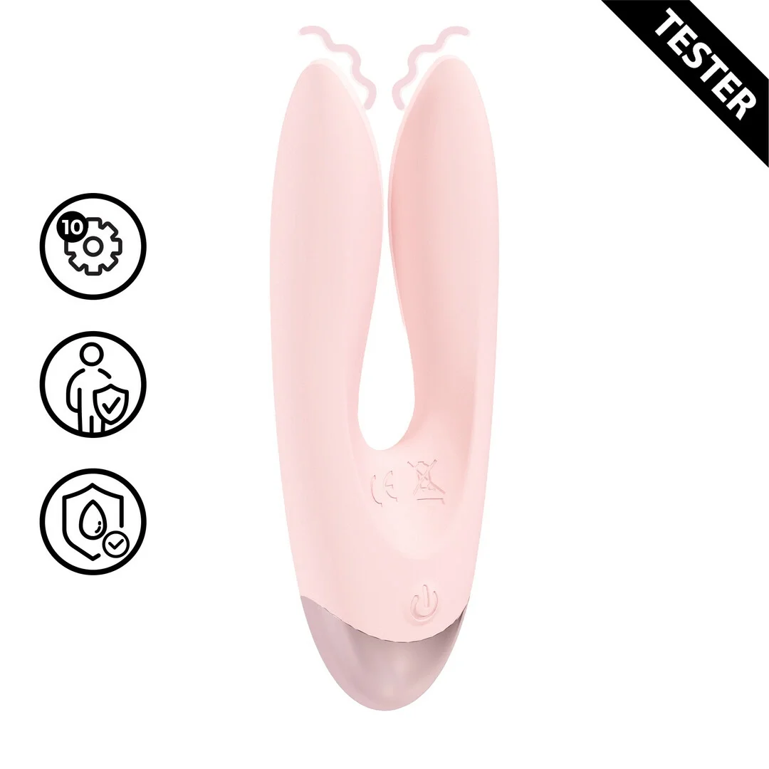 Loveline Amour Rożowy Dwusilnikowy Model Intymny USB IPX7 10 Trybow
