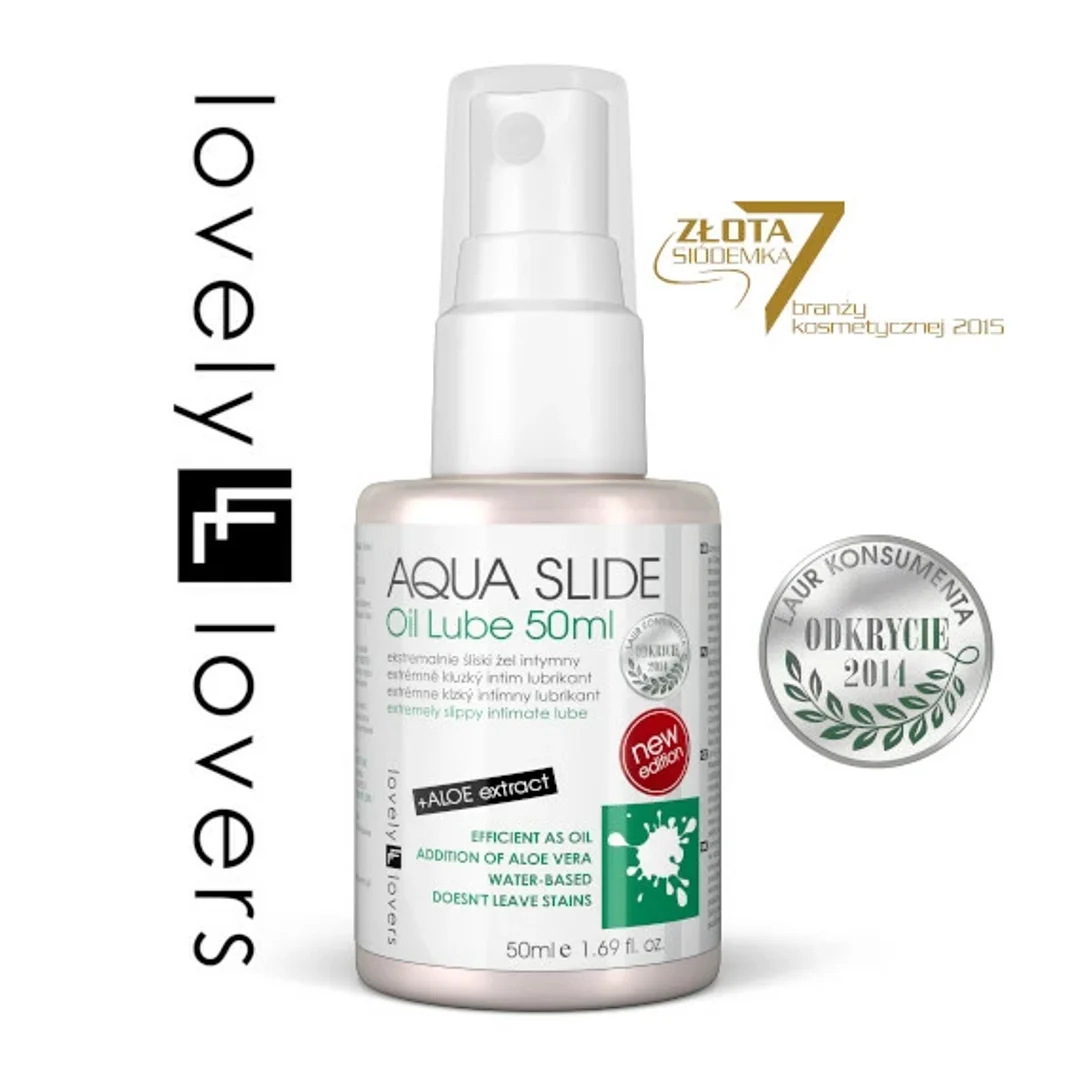 Lovely Lovers AQUA SLIDE Oil Lube żel nawilżający aloes 50ml