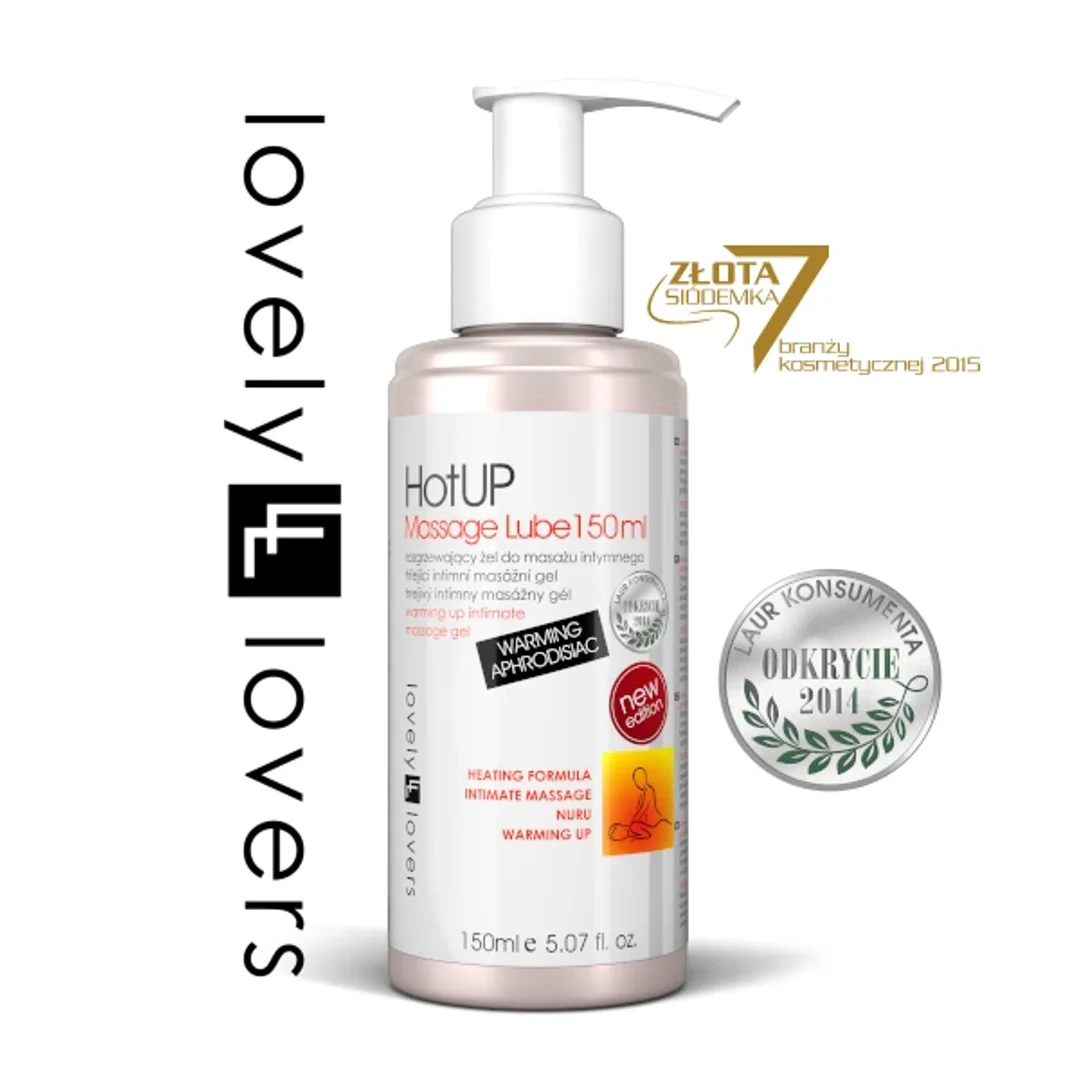 Lovely Lovers HotUP Żel rozgrzewający z afrodyzjakiem do masażu 150ml