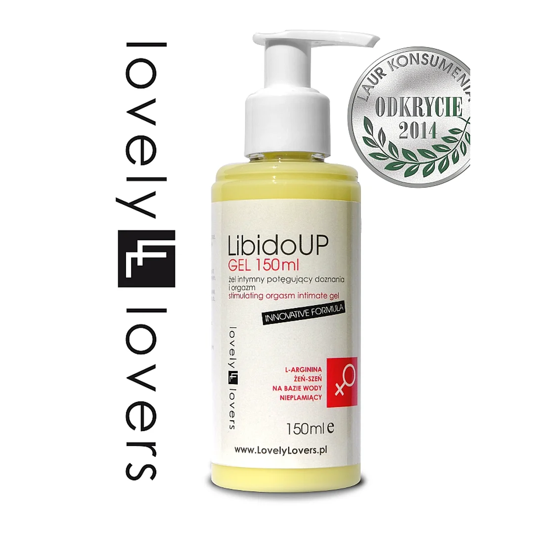 Lovely Lovers LibidoUP Gel 150ml - żel intymny z żeń-szeniem i L-argininą