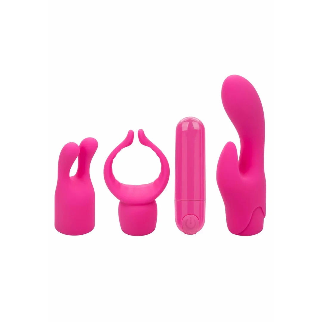 Lovers Collection zestaw wodoodporny z 3 końcowkami silikonowymi USB