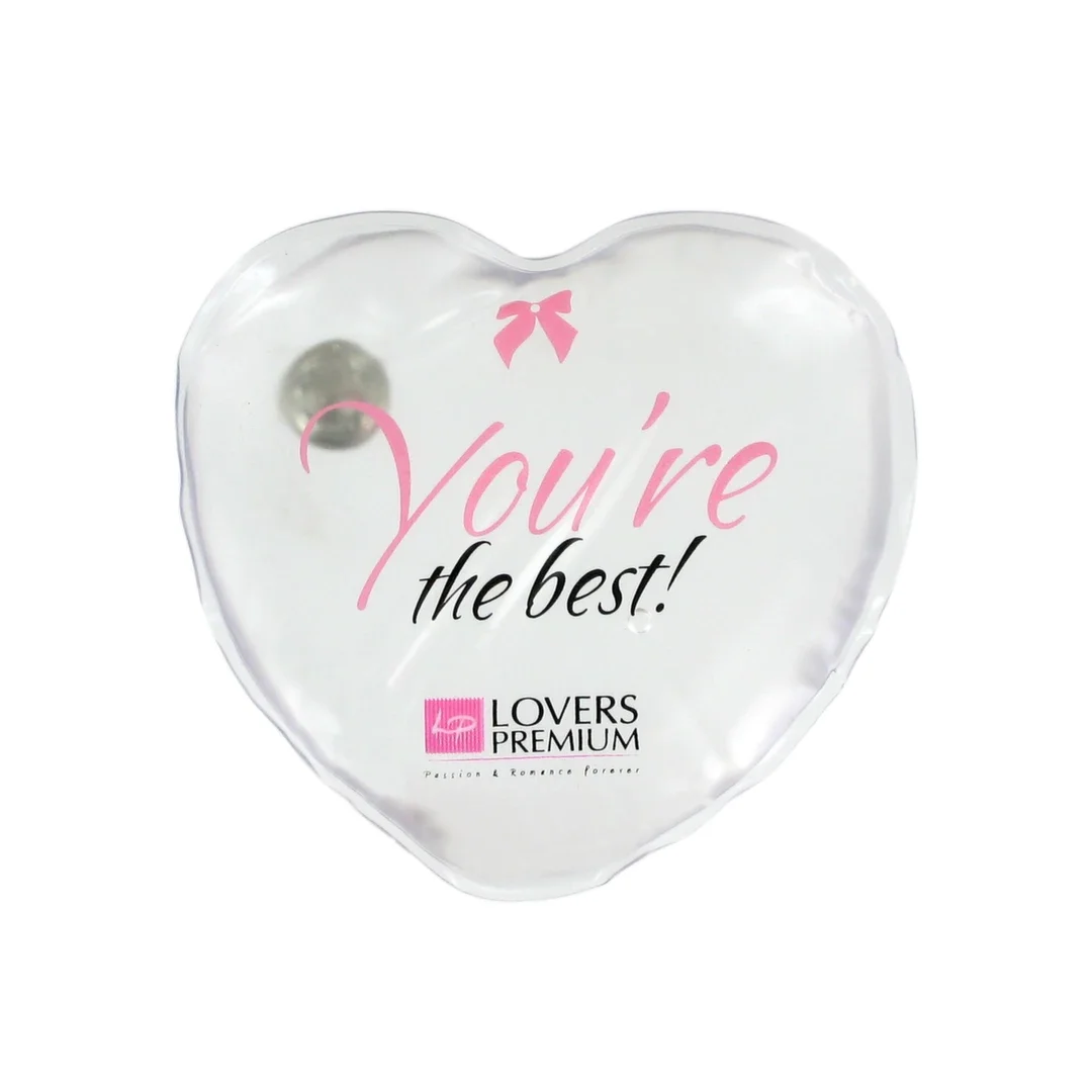 LoversPremium Hot Massage Heart XL podgrzewacz serce 12x12 cm biały