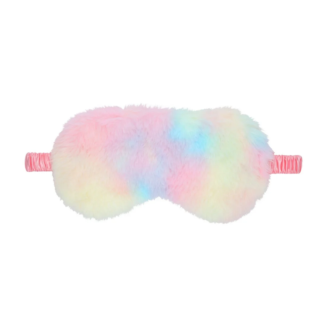 Loving Joy Fluffy Mask Multicolor - miękka maska na oczy z futerkiem