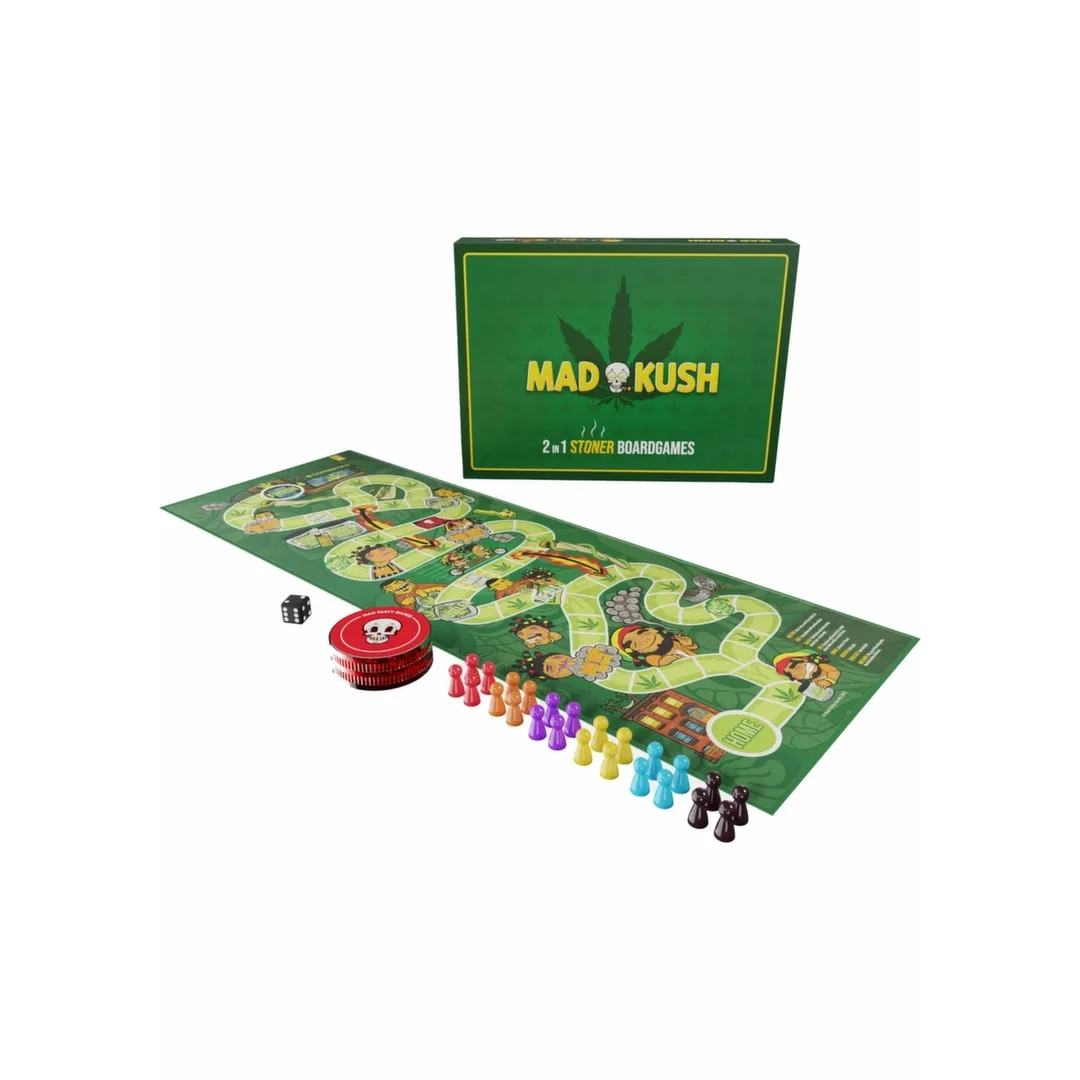 MadKush Game gra planszowa dwustronna z akcesoriami imprezowa