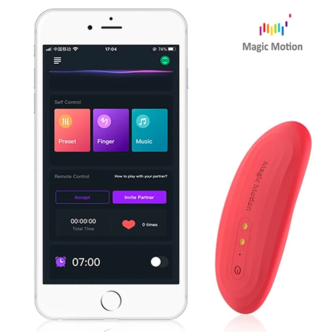Magic Motion Nyx - model bezprzewodowy, sterowanie aplikacją, fioletowy