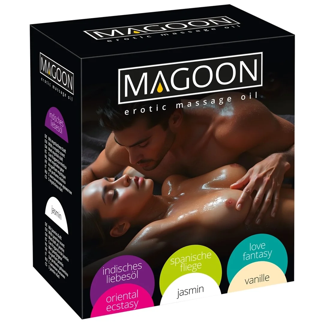 Magoon Zestaw Olejkow do Masażu 6x50ml Wanilia Jaśmin Orientalne Aromaty