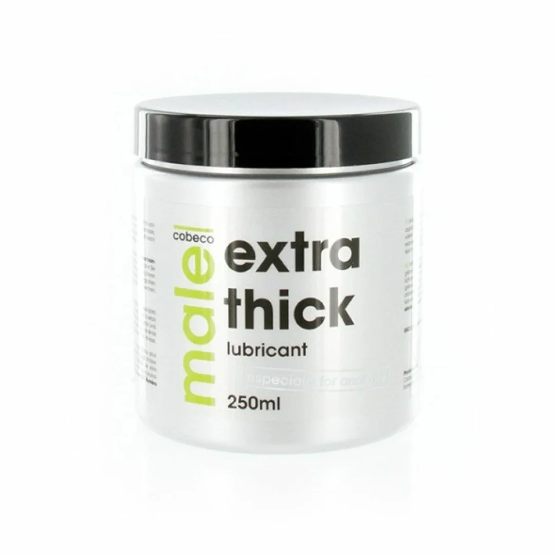 Male Extra Thick Lubricant 250ml - Gęsty żel nawilżający, długotrwały