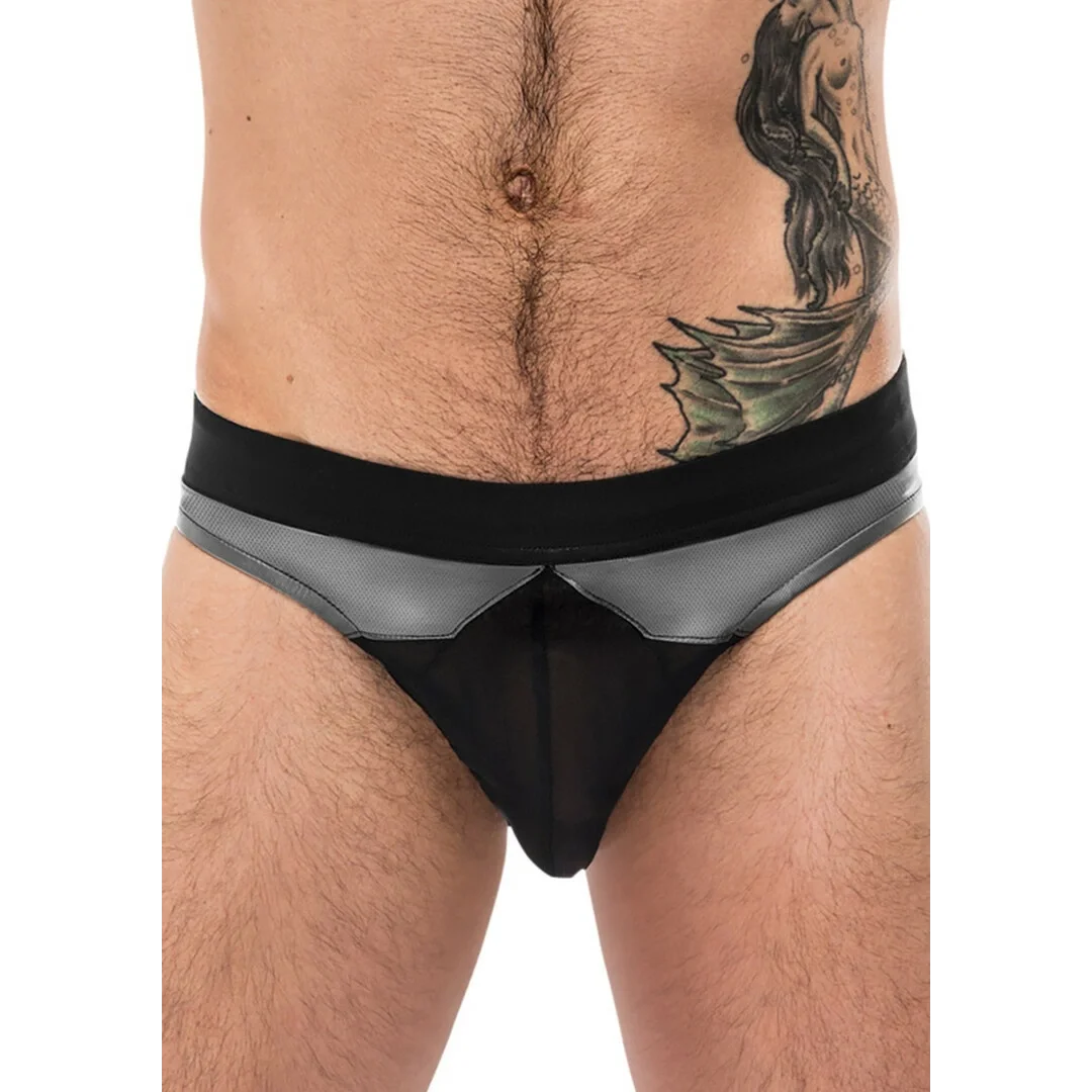 Male Power Iron Clad bikini S - siateczka, niski stan, elastyczny materiał
