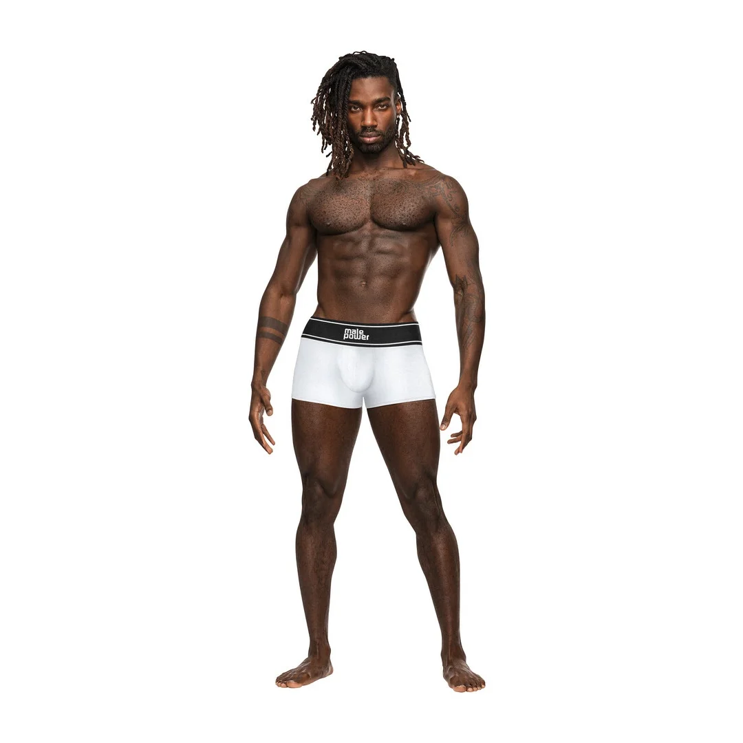 Male Power Modal Rib Pouch Short XL czarne szorty z kieszenią