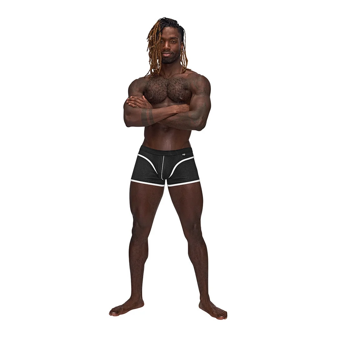 Male Power Sport Mesh Mini Short S - sportowe szorty z elastycznego materiału