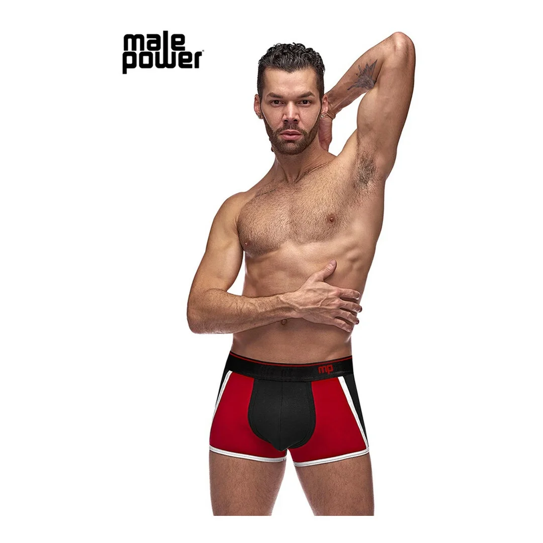 Male Power Szorty Retro XL - bawełna z dodatkiem spandexu, czarne
