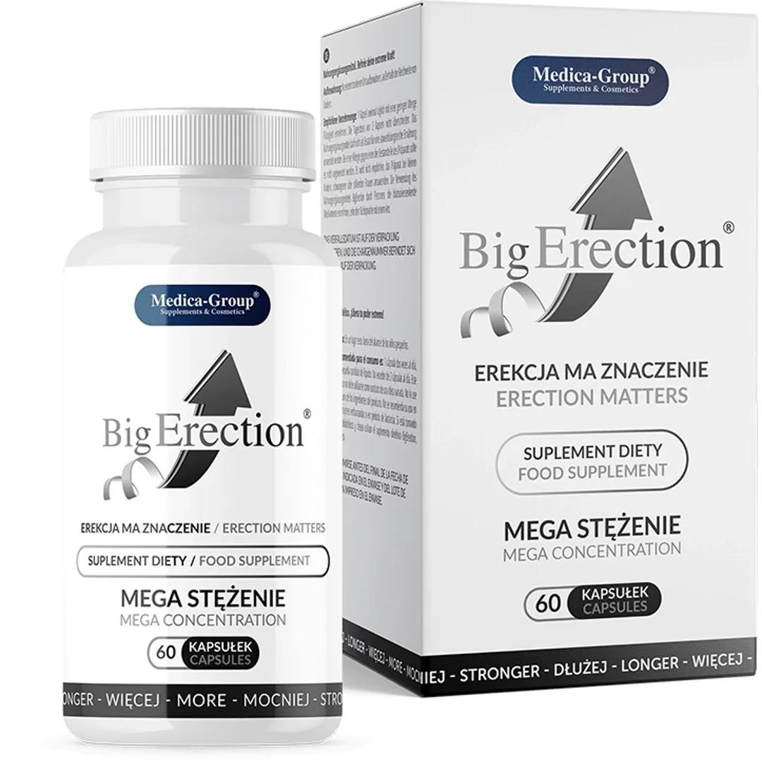 Medica-Group BigErection 60 kapsułek - wsparcie witalności mężczyzn