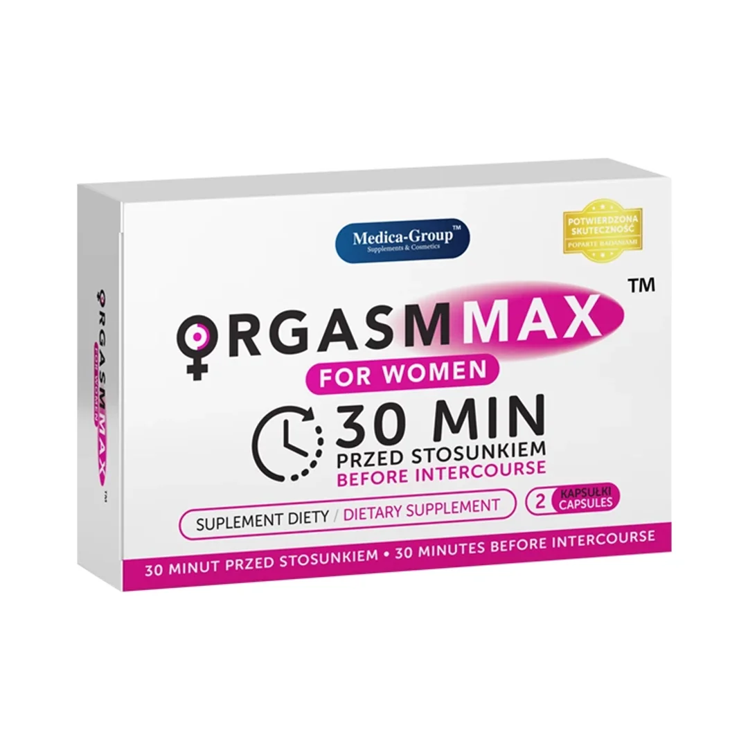 Medica-Group Orgasm Max for Women 2 kaps. - Suplement dla kobiet z maca i żeń-szeniem