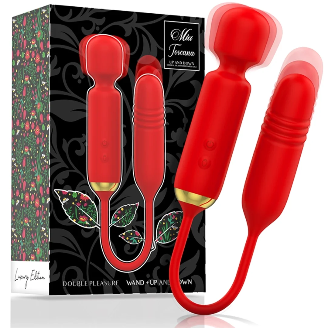 MIA Toscana Dualna Rożdżka Masażer Intymny USB Silikonowy IPX6