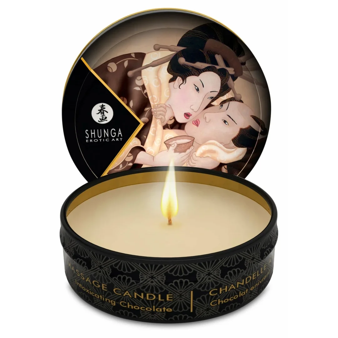 Mini Massage Candle 6 pcs - Zestaw świec do masażu, truskawkowe wino