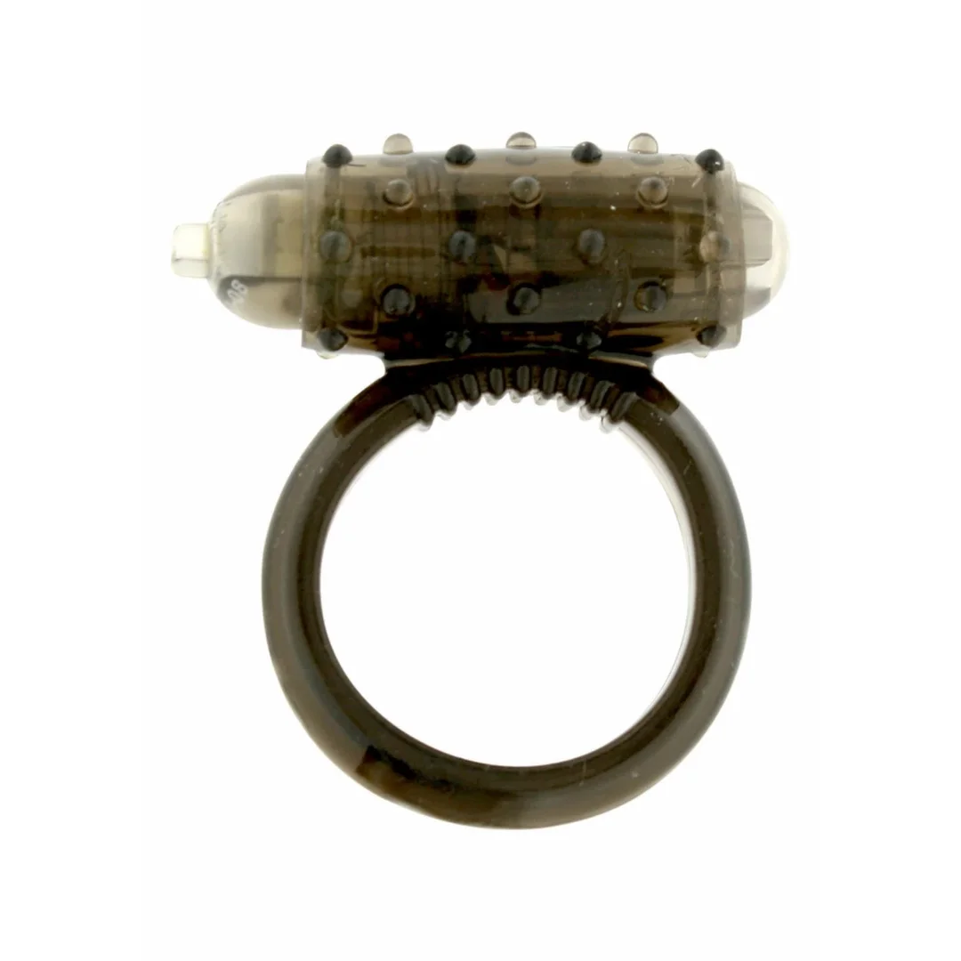 Mini Vibrating Cockring pierścień wibrujący LR41 przezroczysty