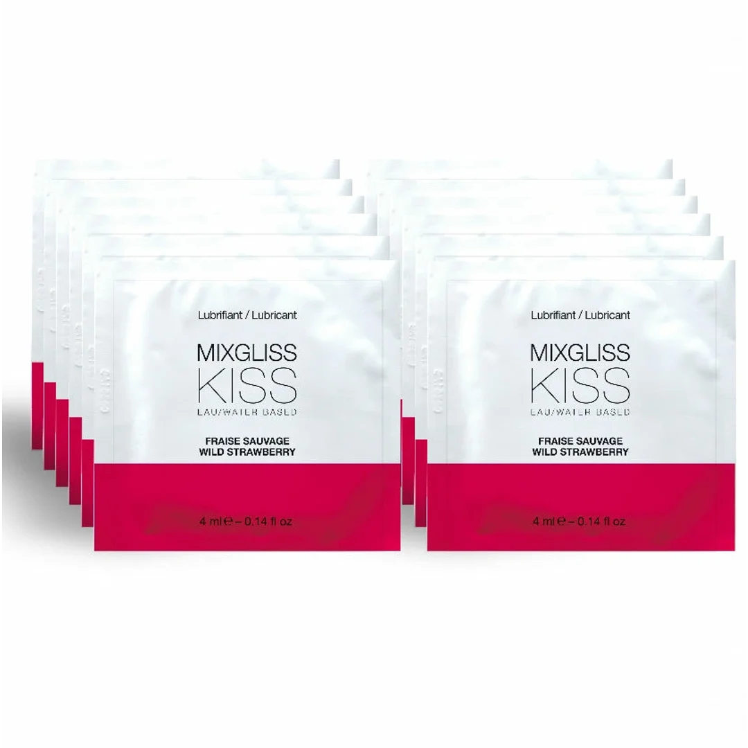 Mixgliss Lubrykant wodny truskawkowy 12 saszetek x 4 ml EU