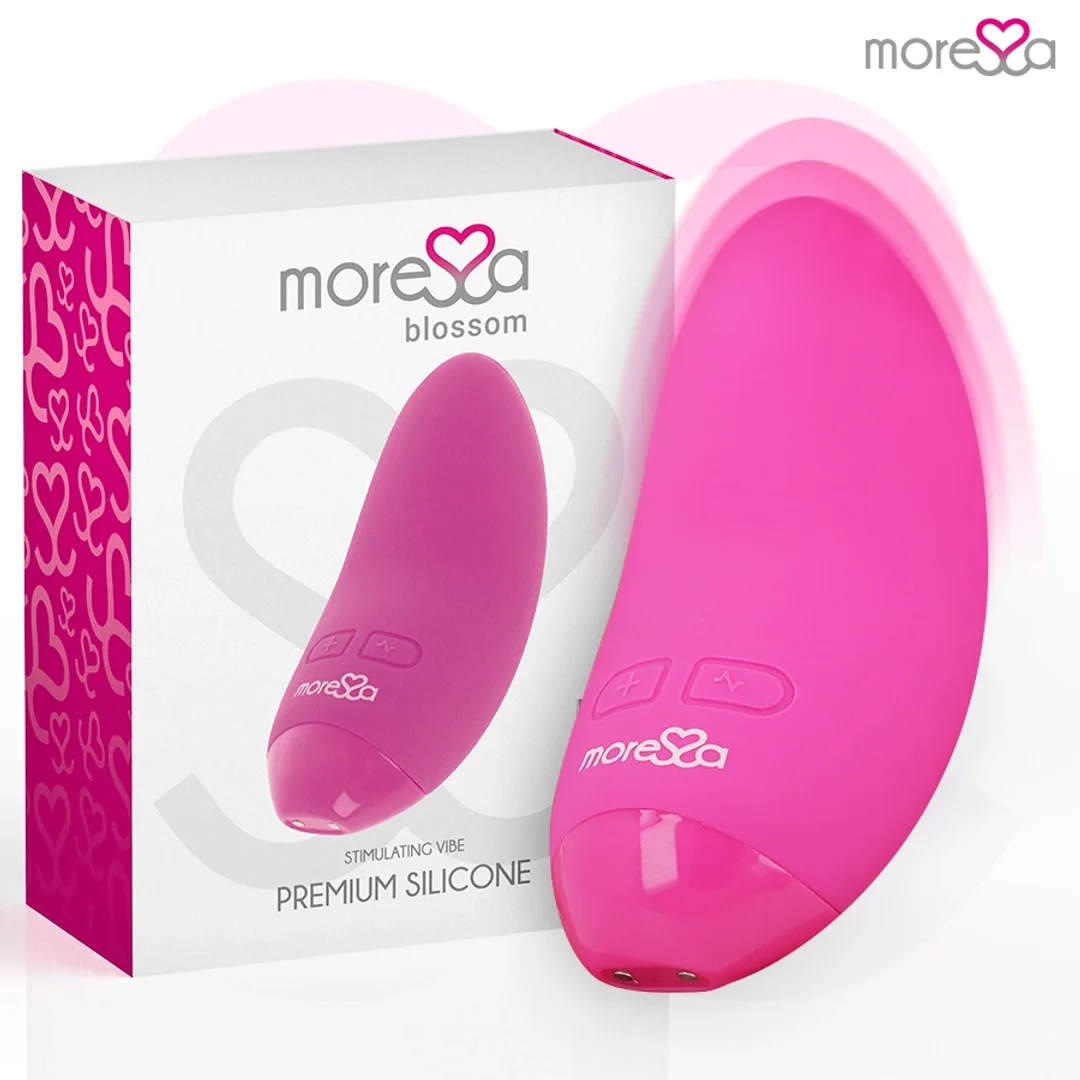 Moressa Blossom Mini Masażer Intymny Rożowy, 6 Trybow, IPX7, 78mm