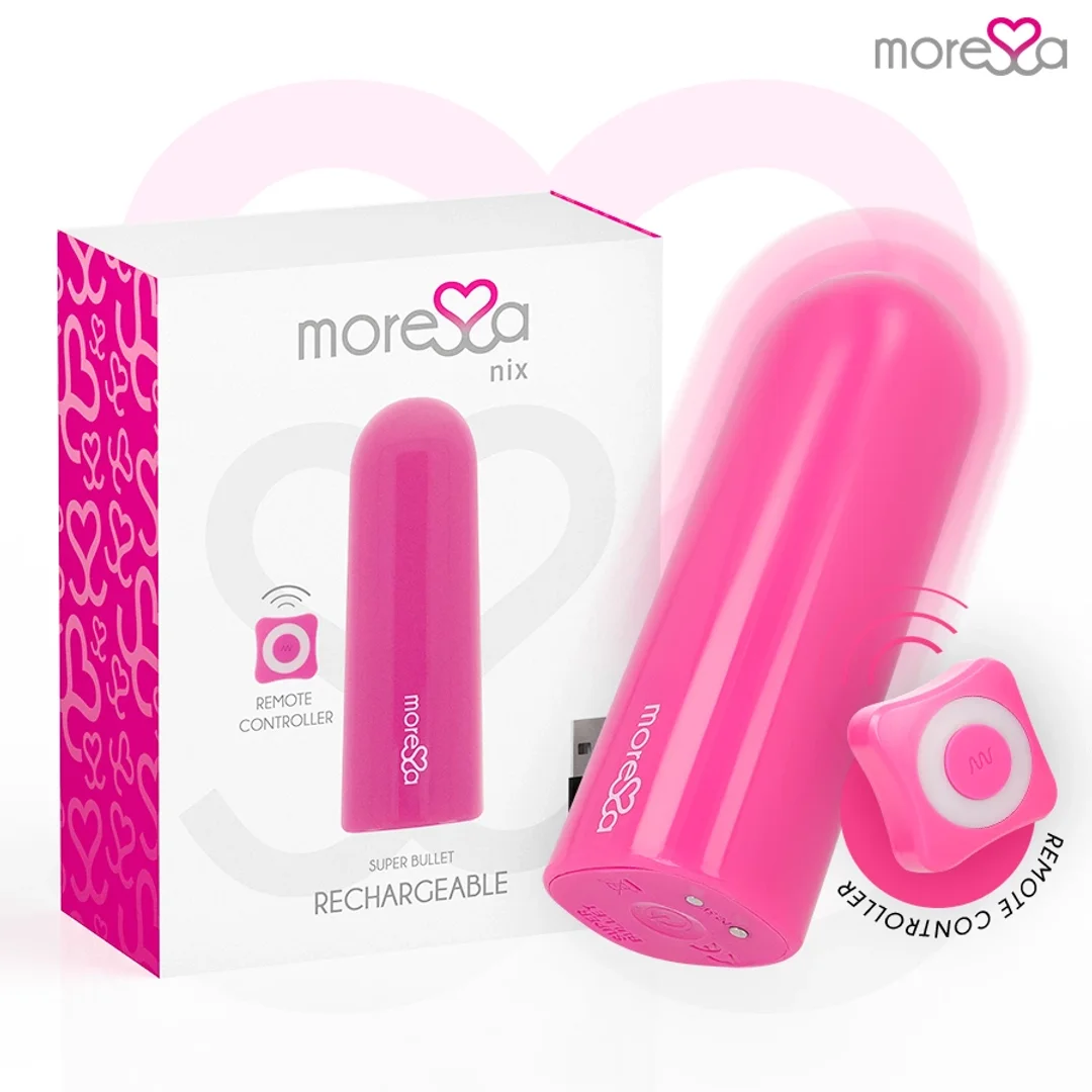 Moressa Nix Pilot Wibracyjny Rożowy - Kompaktowy, Wodoodporny, 7 Trybow
