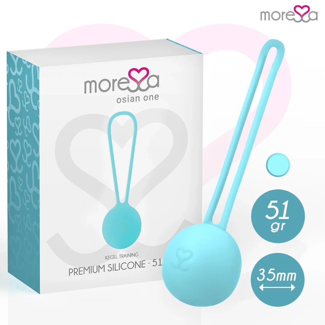Moressa Osian One Kulki do Ćwiczeń Silikon Turkusowy 51g 34mm