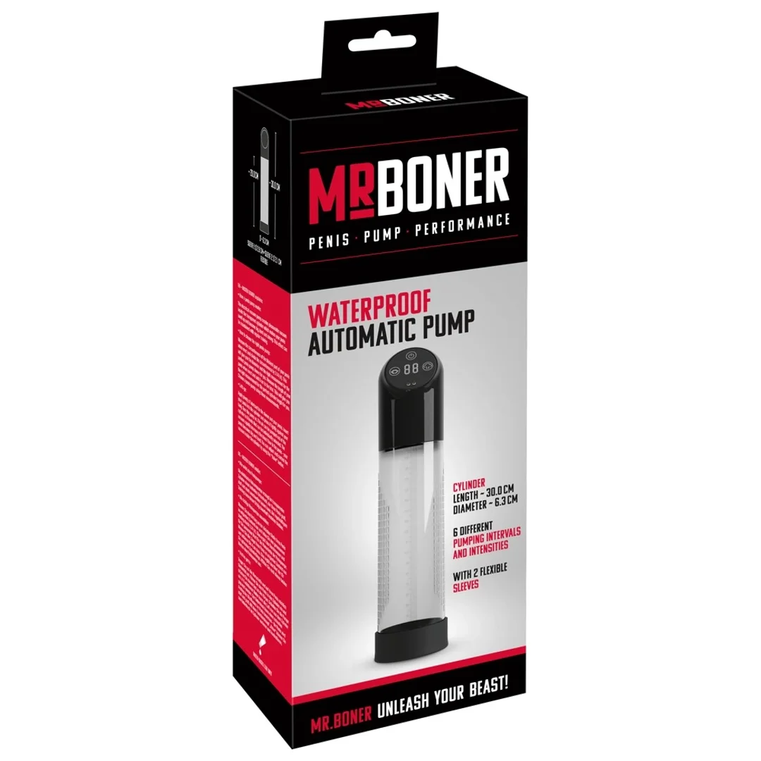 Mr.Boner Automatyczna Pompa Wodna z 6 Trybami i 2 Rękawami, 30 cm