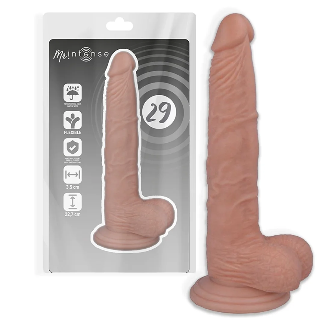 MR INTENSE model 29 - anatomiczny, elastyczny, 22.7 cm, naturalny beż