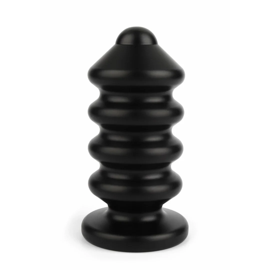 Mr. Steel Ass Blaster Large stalowy korek analny czarny 13,5 cm