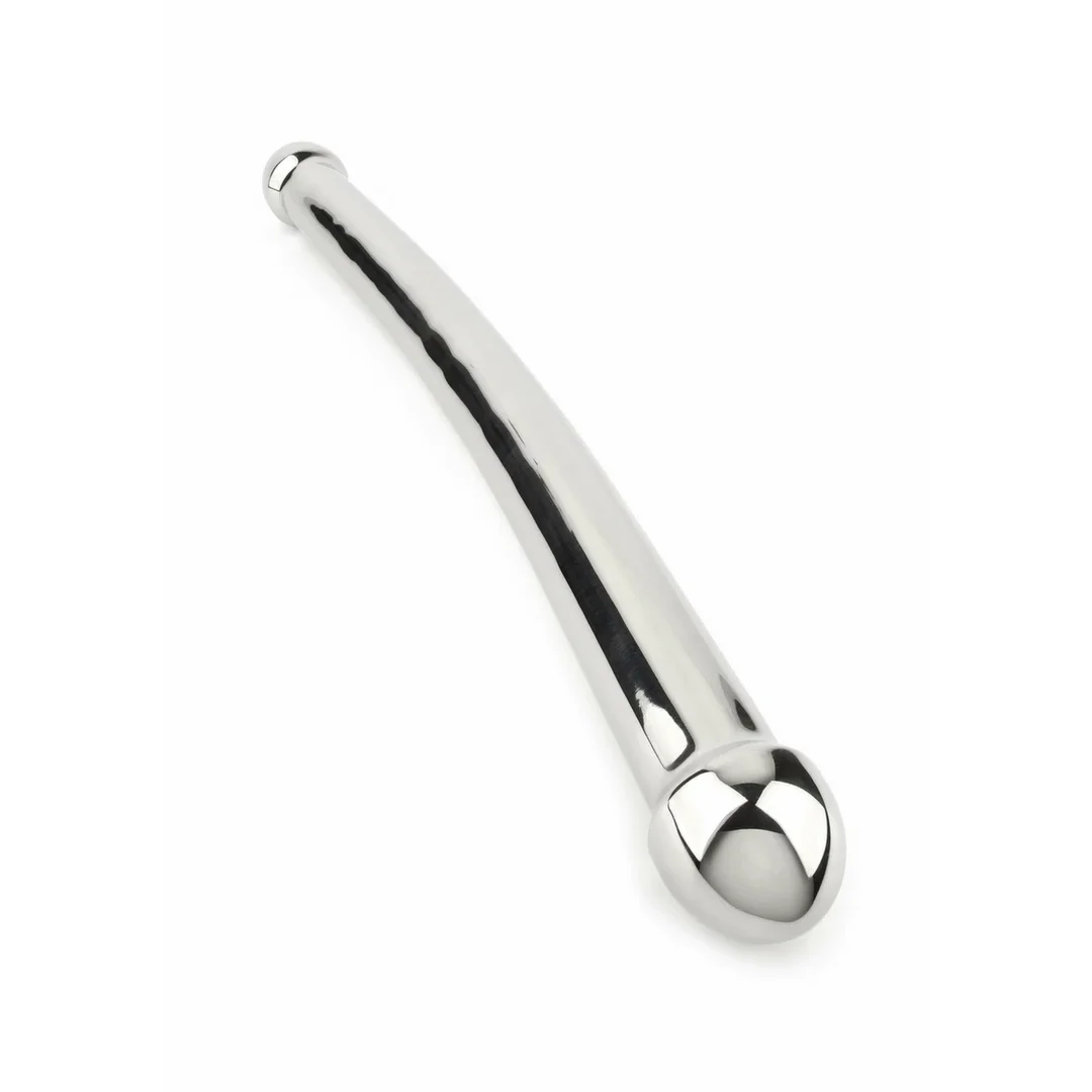 Mr. Steel Double Header stalowy dwustronny masażer anatomiczny 32 cm