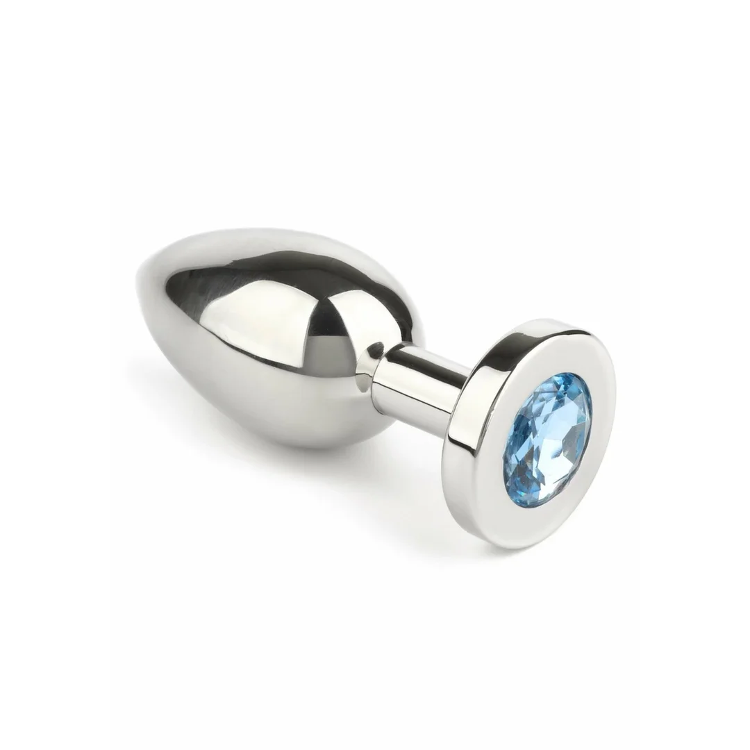 Mr. Steel Jeweled Plug Medium - stalowy model z ozdobnym kryształem