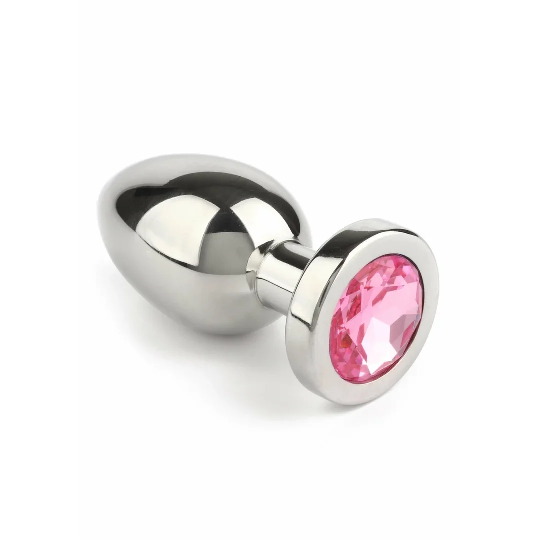 Mr. Steel Jeweled Plug Small stal nierdzewna z ozdobnym kryształem