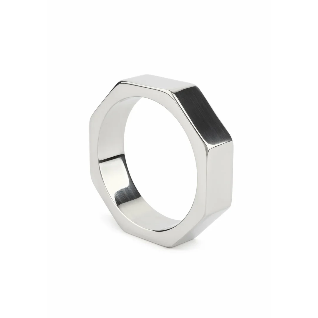 Mr. Steel Nut C-Ring 50mm stalowy pierścień anatomiczny sześciokątny