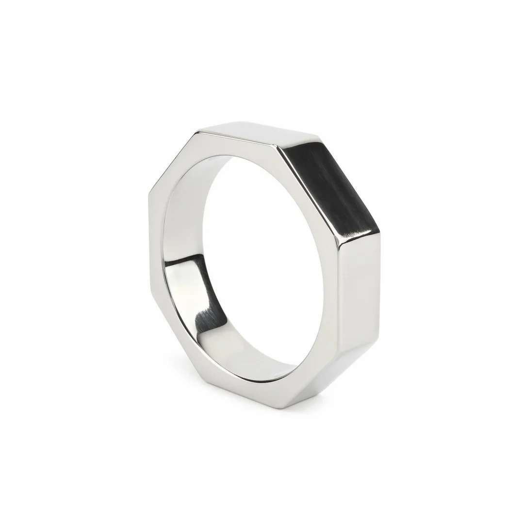 Mr. Steel Nut C-Ring 55mm stalowy pierścień anatomiczny sześciokątny