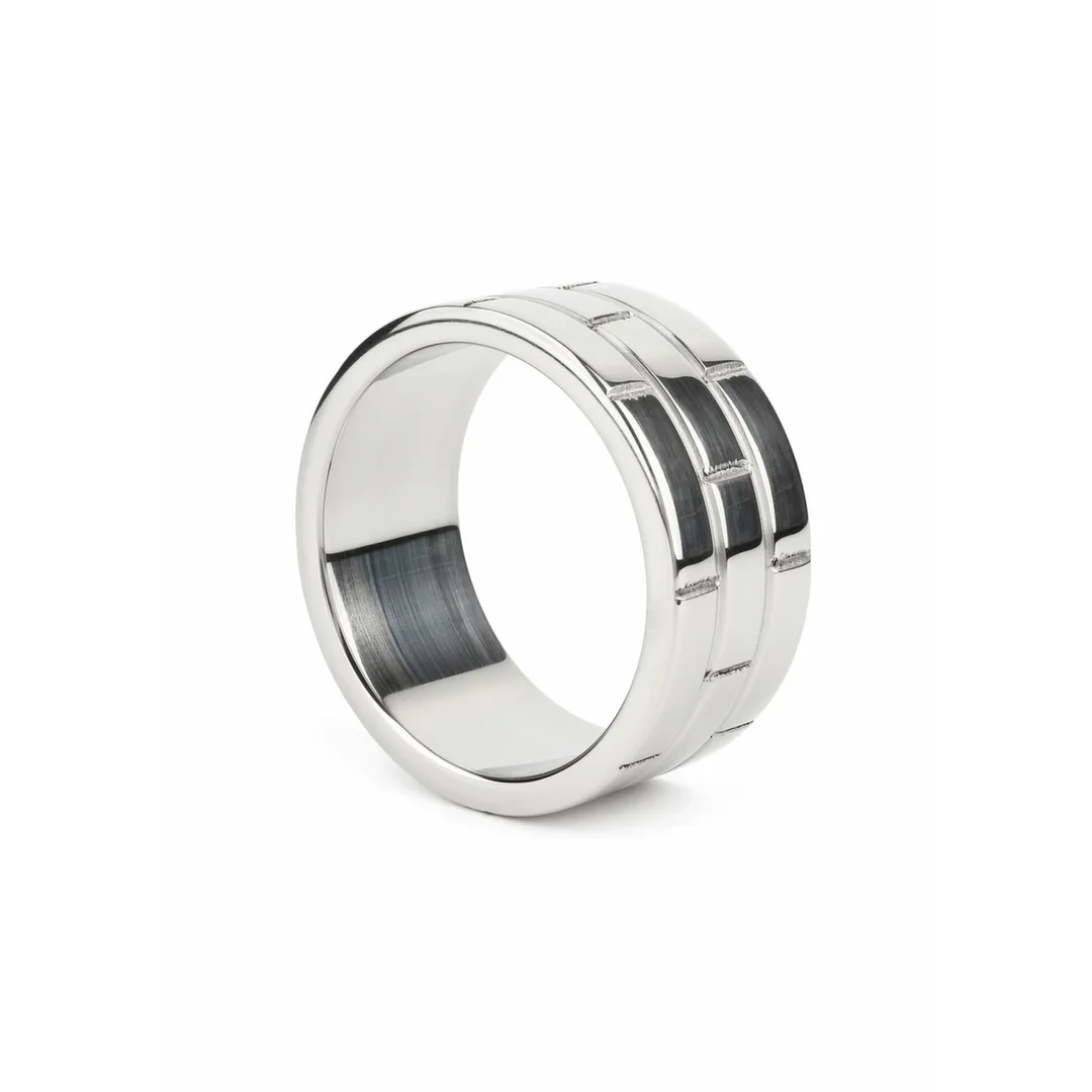 Mr. Steel The Wall stalowy pierścień intymny 50mm szeroki 340g