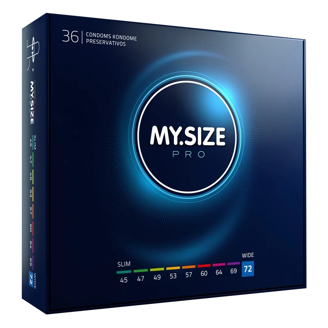 MY.SIZE PRO 72 mm - Prezerwatywy Vytex UltraCienkie 36 sztuk