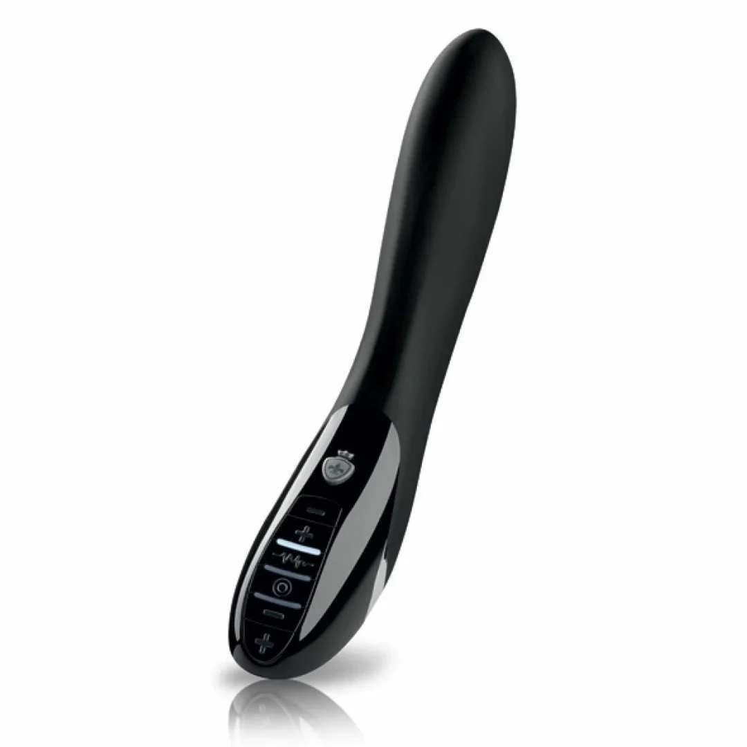 Mystim Electric Eric eStim Black - urządzenie wibrująco-elektrostymulujące 27 cm
