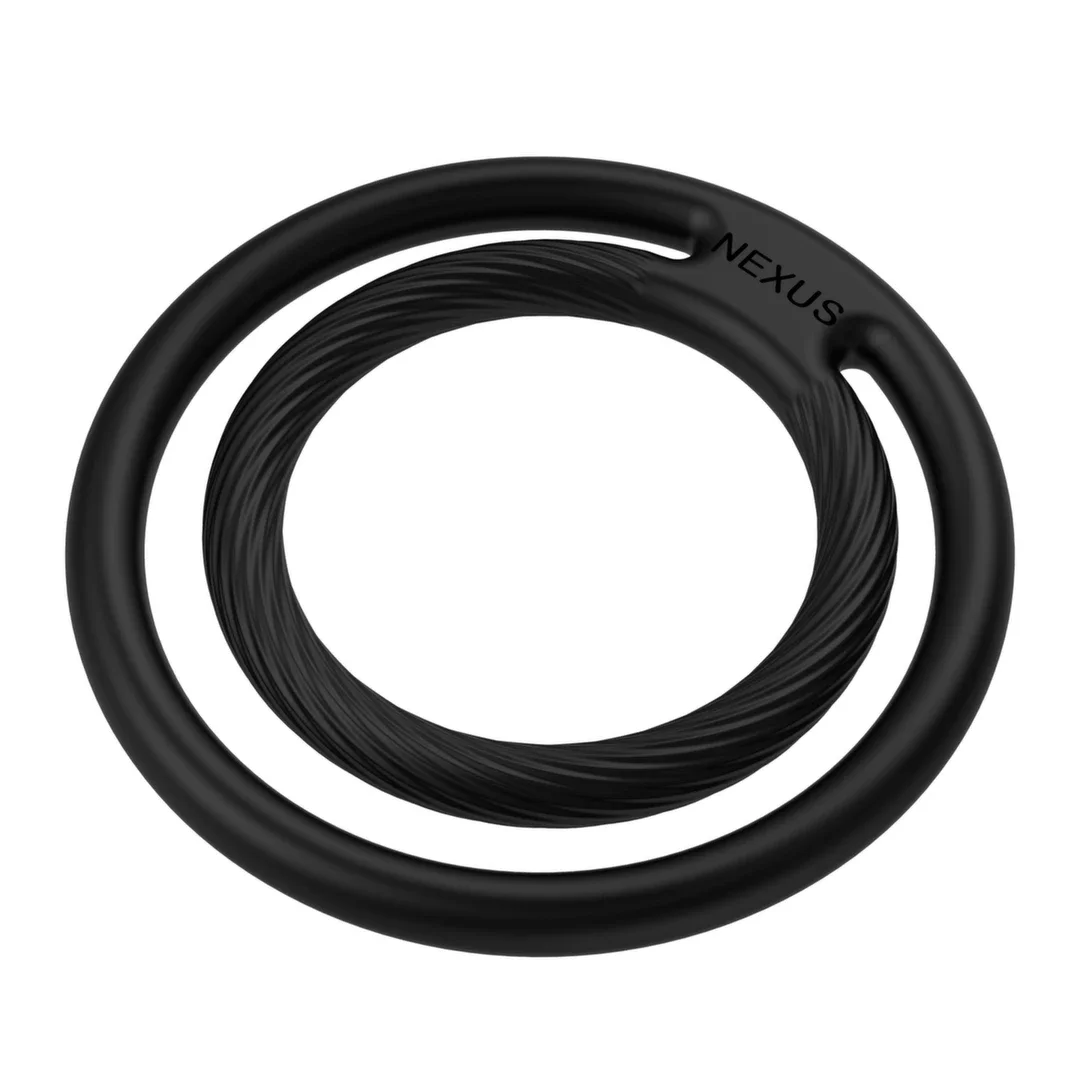 Nexus Double Ring silikonowy pierścień elastyczny uniwersalny
